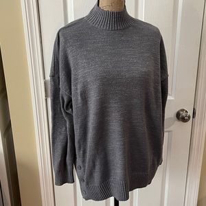 ⭐️3/$25⭐️ Lauren Conrad Gray/Glitter Turtleneck Sweater | Size XL